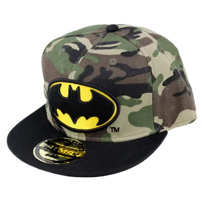 Produktbild von Batman Snapback Cap Camo Logo DC Comics Fan Merchandise Camouflage Kappe