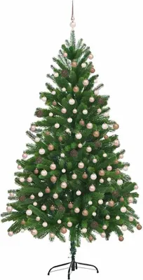 Zdjęcie produktu dla Choinka z 300 diodami LED z podstawą Zielony 180 cm PE