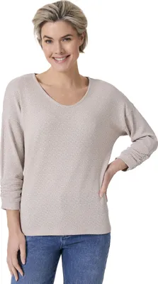 Produktbild von Stooker Women VIKTORIA Damen T-Shirt 3/4-Arm Regular Fit 36/38 sand mel.