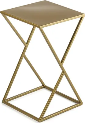 Obrázek produktu pro Howhomely Flower Stool Metal Gold 40 cm - kvìtinový stojan, kvìtinový sloupec moderní