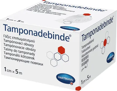 Zdjęcie produktu dla Opatrunek do tamponady 2 cmx5 m sterylny Hartmann 1 szt