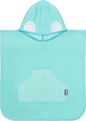 Obrázok produktu pre SENSILLO detská osuška s kapucňou 55x60cm, detský župan 100% bavlna, aqua