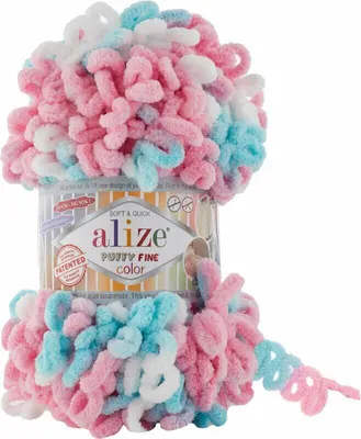 Produktbild von Alize Puffy Fine Color 6377 Strickgarn