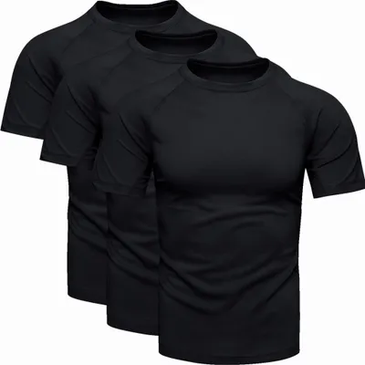 Immagine prodotto di Set di T-shirt Recea da uomo Diter nero XL