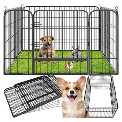 Produktbild von Famanu Hundeauslaufgehege - Faltbare Tierbox - 70 cm