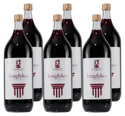 Produktbild von Mirios Imiglykos Rotwein -lieblich- (6 x 2,0L)