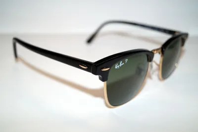Zdjęcie produktu dla Ray-Ban CLUBMASTER CLASSIC, Dorosły, Uni , Kwadrat, Czarny, Soczewki spolaryzowane, Włókno octanowe