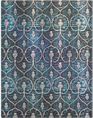 Immagine prodotto di Quaderno con copertina in velluto, colore blu, senza righe
