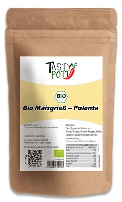 Produktbild von Tasty Pott  Maisgrieß (Polenta) - ab 500g - 2000g
