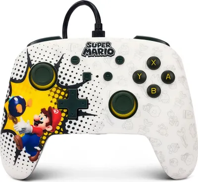 Produktbild von PowerA NSGP0085-01, Gamepad, Nintendo Switch, Analog, Kabelgebunden, USB, Mikro-USB