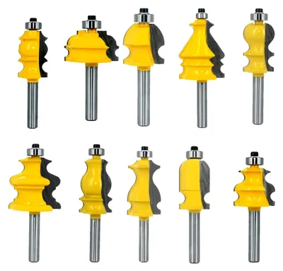 Produktbild von 8 mm Schaftfräser Set mit 10 Stück