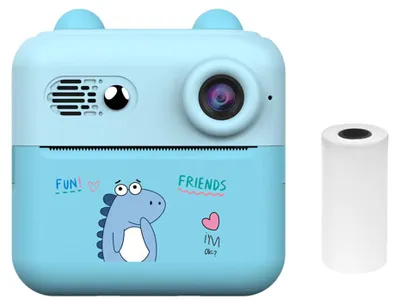 Obrázek produktu pro 1080P fotoaparát pro okamžitý tisk Přenosná mini fototiskárna pro děti s 1200W fotoaparátem 2,4palcová obrazovka s 1 rolí tiskového papíru Vhodné pro deník Poznámky Poznámky Narozeninový dárek Dívky Chlapci Dovolená Cestování