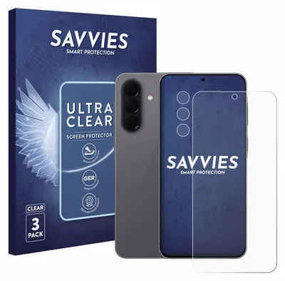Produktbild von 6x Für Samsung Galaxy A57 5G (Display+Kamera) Schutzfolie Savvies Displayschutz Display Schutz Folie Klar Transparent