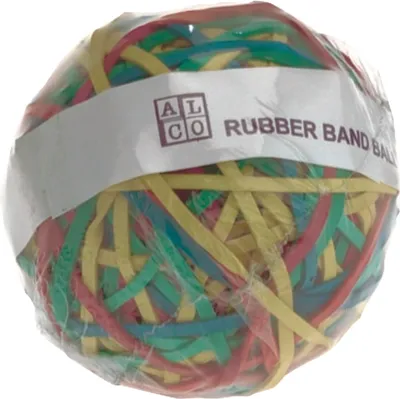 Produktbild von Gummibänder Rubberball 70mm bunt VE=10x190g
