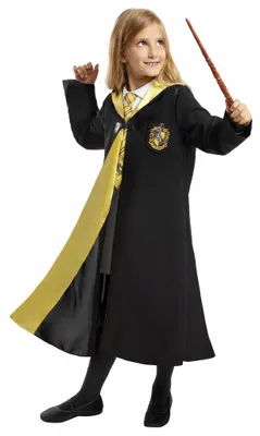 Produktbild von Harry Potter – Hufflepuff Umhang für Kinder Kindergröße: 140-152