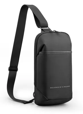 Produktbild von Umhängetasche, Herren-Crossbody-Tasche, wasserdichte Brusttasche, lässige Fahrradtasche für Tagesausflüge