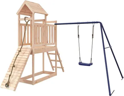 Produktbild von vidaXL Spielturm Massivholz Kiefer