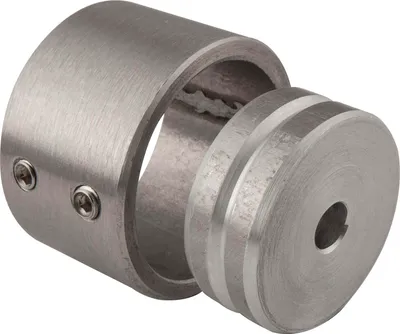 Produktbild von Schrankrohrlager 2-Teilig | ø 22 mm für Schrankrohr ø 20 mm | Edelstahl geschliffen
