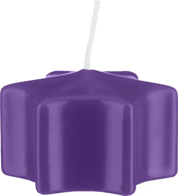 Produktbild von Sternkerzen Schwimmkerzen Lila 35 x Ø 60 mm, 16 Stück