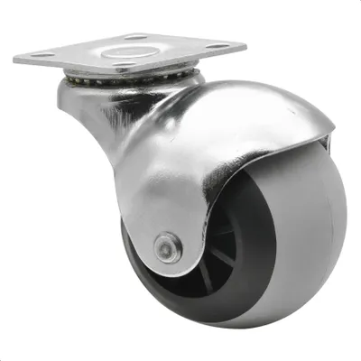 Produktbild von WAGNER Design Kugelrolle / Soft-Lenkrolle KUGEL - Durchmesser Ø 50 mm, Tragkraft 50 kg, grau - 01001301
