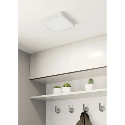 Produktbild von Eglo LED Deckenleuchte Aufbaupanel Fueva 5 Weiß 21x21cm 16,5W 2000lm Neutralweiß 4000K