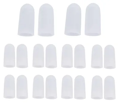 Produktbild von Zehenprotektoren 10 Paar, Weiches Silikon, Für Blasenschutz Und Druckentlastung, Ideal Für Wanderungen Und Alltag