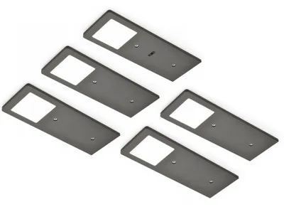 Image de Naber AstraLED SE noir mat, Luminaire sous le sol/en niche, Set-5, 3900 K blanc neutre 7063352