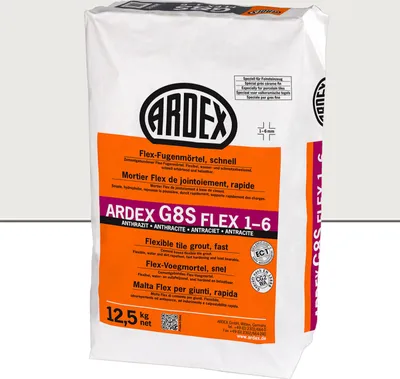 Immagine prodotto di ARDEX G8S Flex-Fugenmörtel Silbergrau 12,5kg Sack