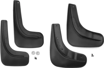 Produktbild von Schmutzfänger Kotflügel für Skoda Superb 2013-2015 Kunststoff Schwarz 4tlg