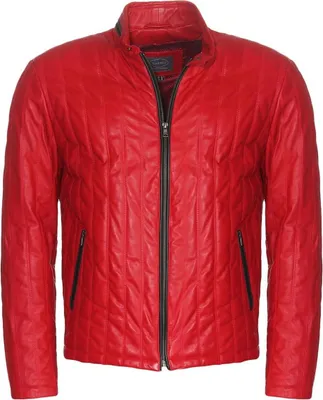 Produktbild von Lederjacke - ARMANO - Größe: L | Farbe: Rot