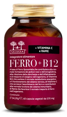 Immagine prodotto di Salugea Ferro + B12 60 Capsule