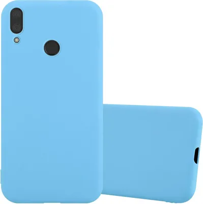 Produktbild von Cadorabo Hülle für Huawei Y7 2019 / Y7 PRIME 2019 Schutzhülle in Blau Handyhülle TPU Silikon Etui Case Cover
