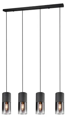 Image de Suspension ROBIN 80cm noir mat