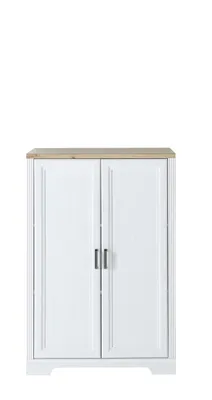 Produktbild von Aktenschrank 11 Jasmin Pinie hell weiß Akzente Artisan Eiche ca. 86x38