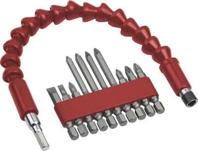 Produktbild von Bit-Set 10-tlg mit Gürtelclip
