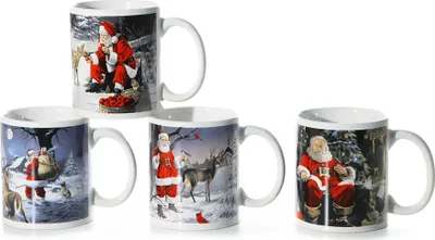 Produktbild von 12 x Weihnachtstassen mit schönen Motiven : 12 x Xmas Nostalgie