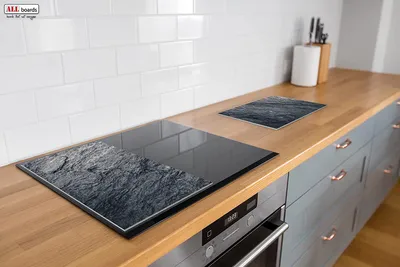 Obrázok produktu pre Sklenená kuchynská doska GRANIT  60x52cm - doska na krájanie - ochranná doska