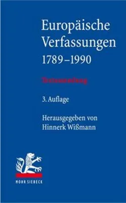 Obrázok produktu pre Europäische Verfassungen 1789-1990