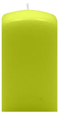 Produktbild von Quader Kerzen Lime Grün 15 x Ø 6/6 cm, 4 Stück
