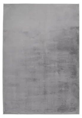 Produktbild von Silber Teppich PARADISE 120x170cm Florhöhe ca. 23mm 100% Polyester Fußbodenheizung geeignet