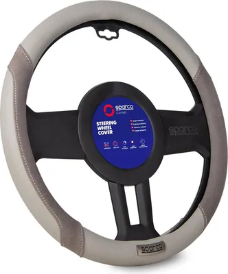 Immagine prodotto di Coprivolante SPARCO Coprivolante Protezione del volante in Pelle finta grigia Scamosciato