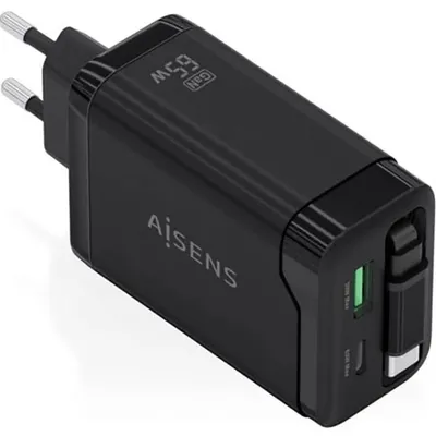 Productafbeelding van AISENS ASCH-65W3P071-BK, Interne, AC, 20 V, Zwart