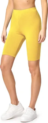 Produktbild von Bellivalini Damen Kurze Leggings aus Viskose BLV50-149 (Gelb, L)
