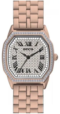 Obrázek produktu pro Invicta Wildflower 50591 – dámské hodinky – quartzový strojek – nerezová ocel se stříbrným ciferníkem – průměr pouzdra 27 mm