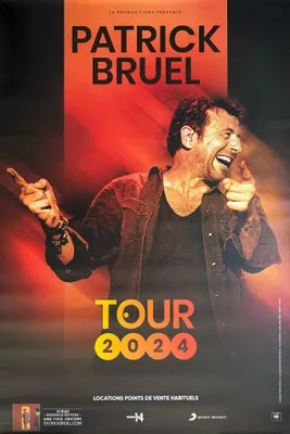 Immagine prodotto di Patrick BRUEL - Tournée 2024 - Locandina/Poster - 78x118 cm