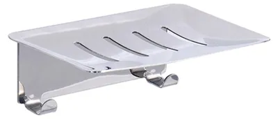 Produktbild von Edelstahl Seifenspenderhalterung selbstklebend mit Abtropffach Wandhalterung für Dusche Badezimmer Küche