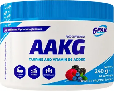Obrázok produktu pre 6PAK Nutrition | AAKG prášok s príchuťou lesných plodov