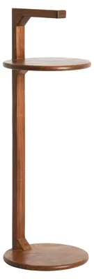 Produktbild von Light & Living - Beistelltisch Delmino - Braun - Ø26x77cm