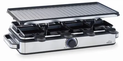 Raclette-Grill, umkehrbare Platte, 1400 W, 41x20 cm, PFOA-frei