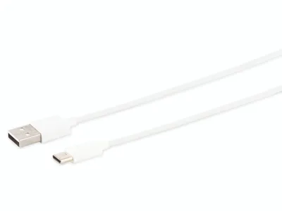 Obrázek produktu pro USB nabíjecí synchronizační kabel USB-A konektor na USB C konektor 2.0 ABS bílý 1,5 m